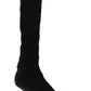 Dolce & Gabbana Black Stretch Socks Knee High Booties Shoes