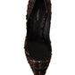 Dolce & Gabbana Multicolor Tweed Pointed Stiletto Pumps Shoes