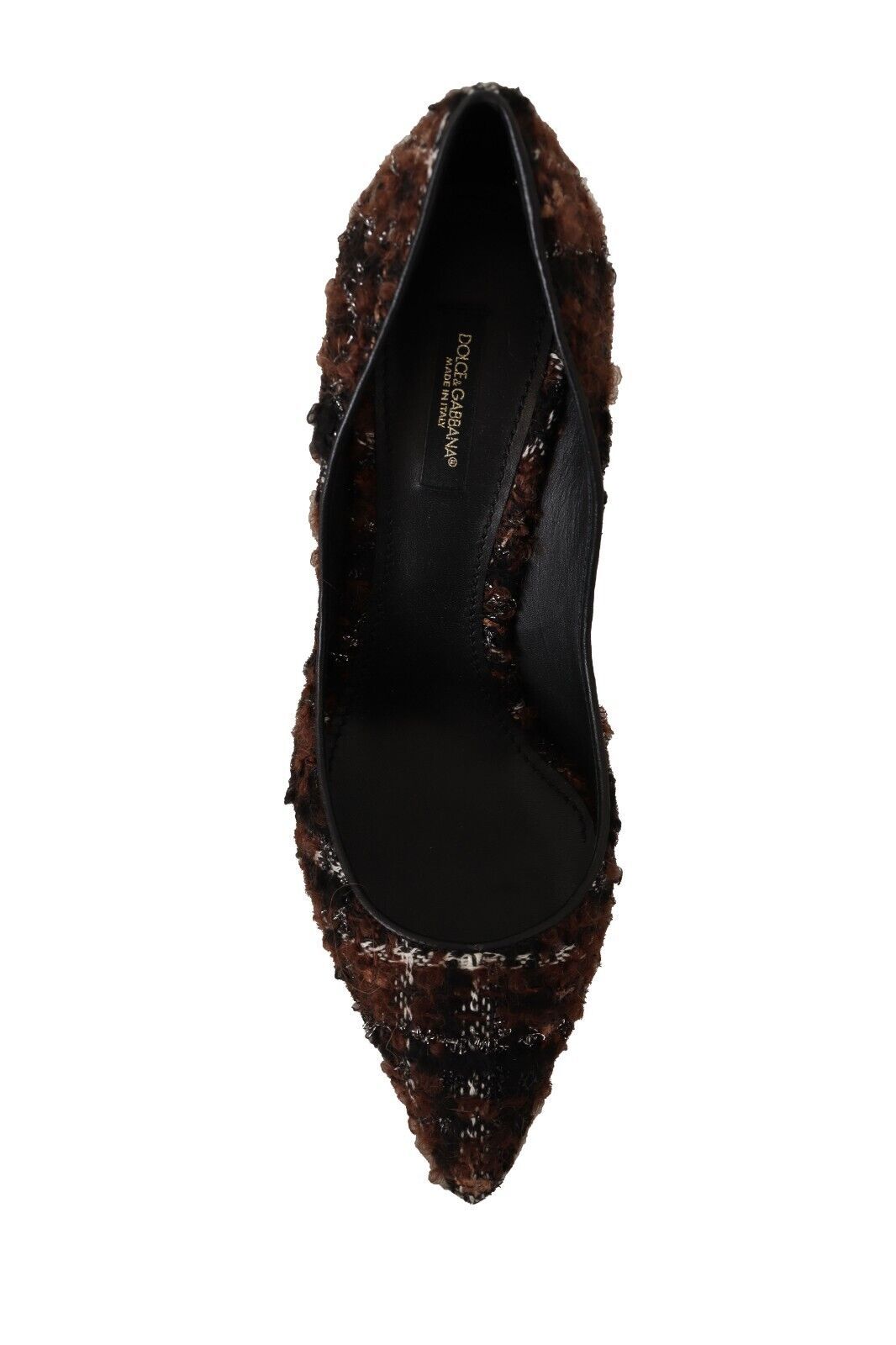 Dolce & Gabbana Multicolor Tweed Pointed Stiletto Pumps Shoes