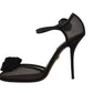 Dolce & Gabbana Black Mesh Ankle Strap High Heels Pumps Shoes