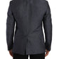 Dolce & Gabbana Blue Linen TAORMINA Blazer Jacket