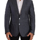 Dolce & Gabbana Blue Linen TAORMINA Blazer Jacket