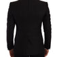 Dolce & Gabbana Black Slim Fit 2 Piece SICILIA Blazer