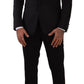 Dolce & Gabbana Black Slim Fit 2 Piece SICILIA Blazer