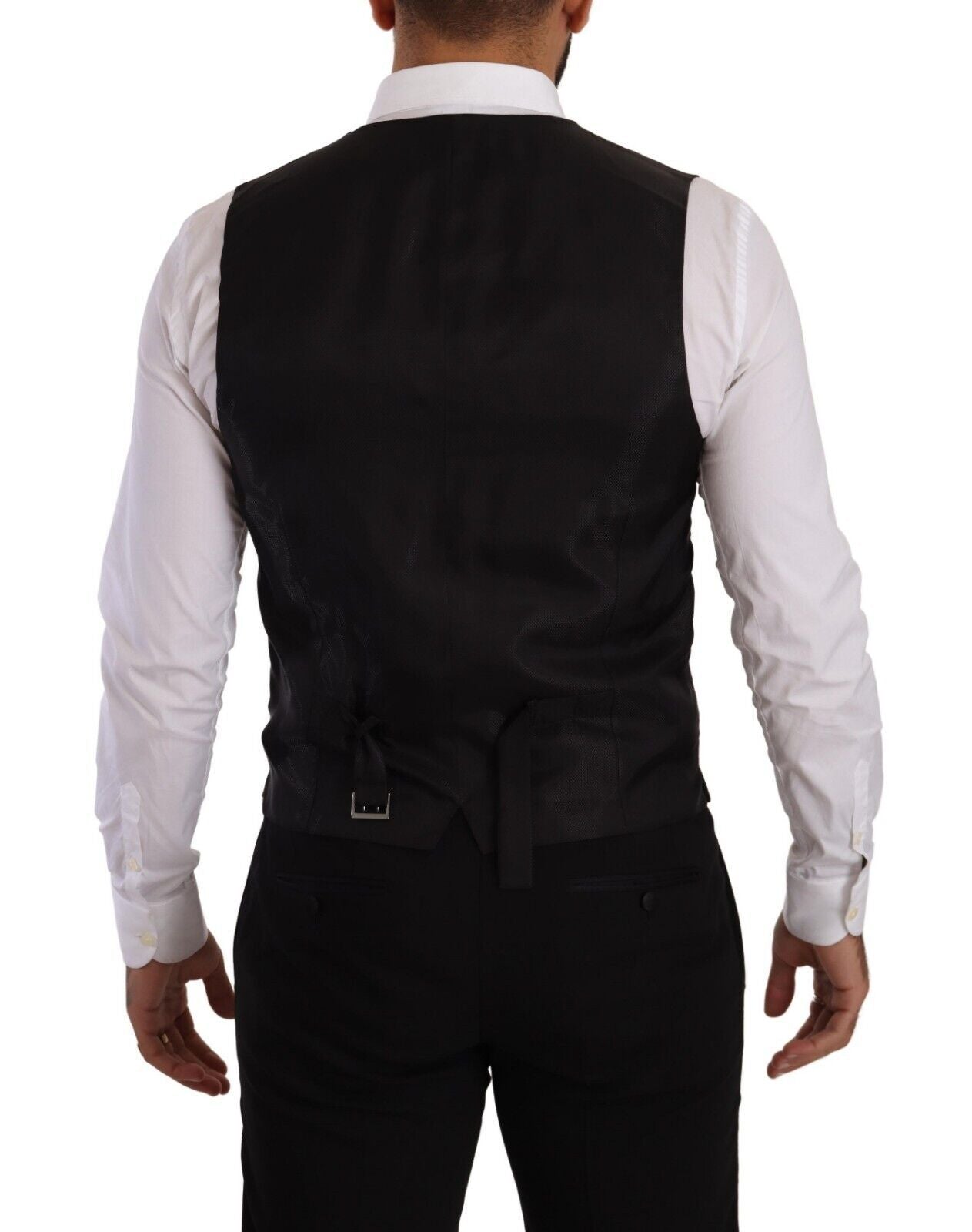 Dolce & Gabbana Black Slim Fit 2 Piece SICILIA Blazer