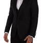 Dolce & Gabbana Black Slim Fit 2 Piece SICILIA Blazer