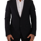 Dolce & Gabbana Black Slim Fit Vest 2 Button MARTINI Blazer