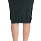 MILA SCHÖN Green Wool Blend Pencil Skirt