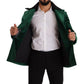 Dolce & Gabbana Green Velvet Double Breasted Jacket