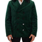 Dolce & Gabbana Green Velvet Double Breasted Jacket