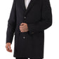 Dolce & Gabbana Dark Gray Wool Over Trench Coat Men Jacket