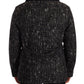 Dolce & Gabbana Black Wool Double Breasted Coat Men Jacket