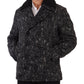 Dolce & Gabbana Black Wool Double Breasted Coat Men Jacket