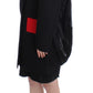 KAALE SUKTAE Black Coat Trench Long Draped Jacket Blazer