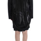 KAALE SUKTAE Black Coat Trench Long Draped Jacket Blazer