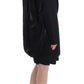 KAALE SUKTAE Black Coat Trench Long Draped Jacket Blazer