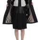 KAALE SUKTAE Black Coat Trench Long Draped Jacket Blazer