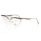 Frankie Morello Gold Metallic Fibre Frames