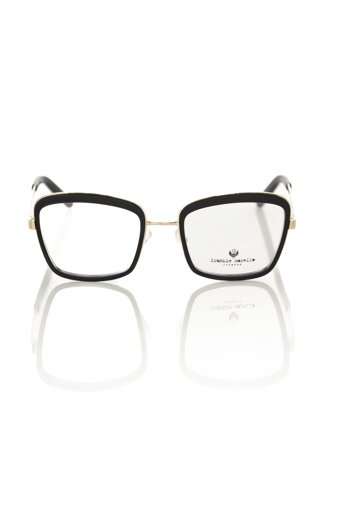 Frankie Morello Black Metallic Fibre Frames