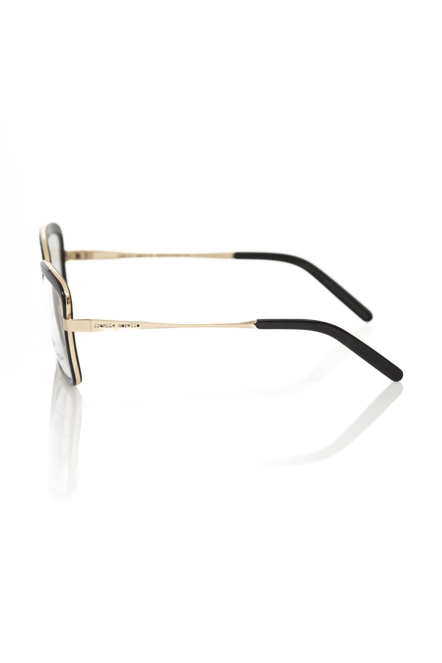 Frankie Morello Black Metallic Fibre Frames