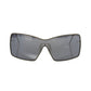 Frankie Morello Black Metallic Fibre Sunglasses