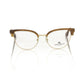 Frankie Morello Brown Metallic Fibre Frames