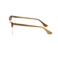 Frankie Morello Brown Metallic Fibre Frames