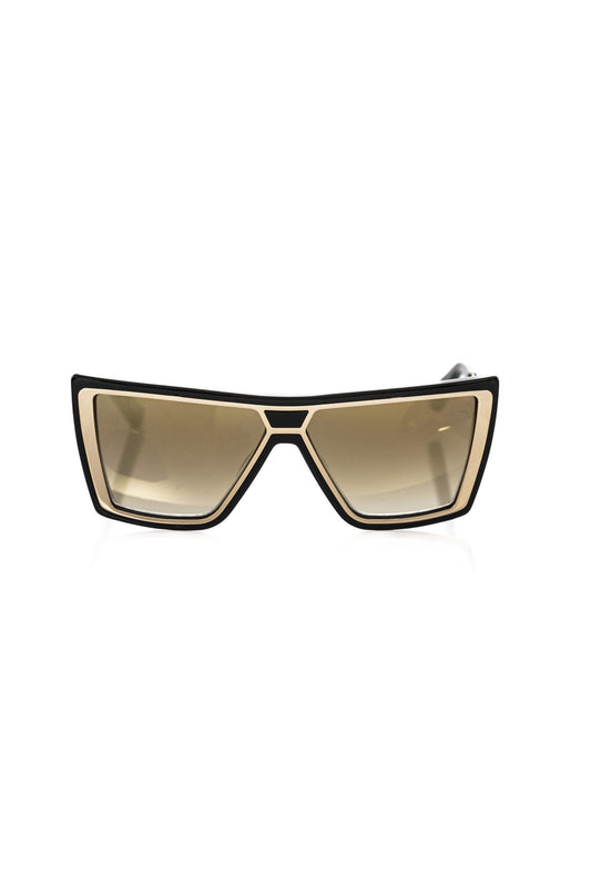 Frankie Morello Black Acetate Sunglasses