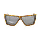 Frankie Morello Brown Acetate Sunglasses