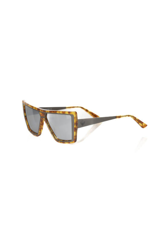 Frankie Morello Brown Acetate Sunglasses