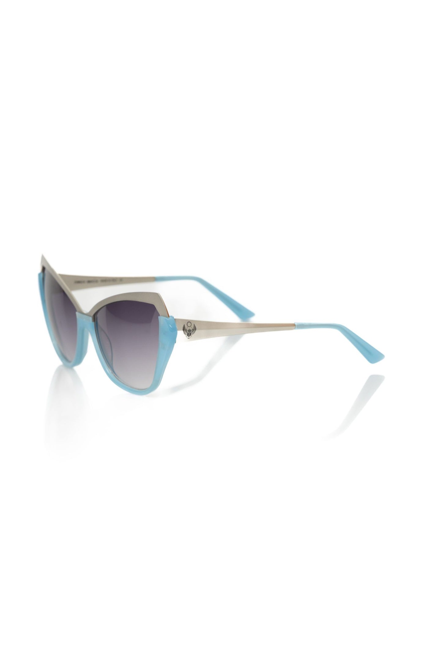 Frankie Morello Light Blue Acetate Sunglasses