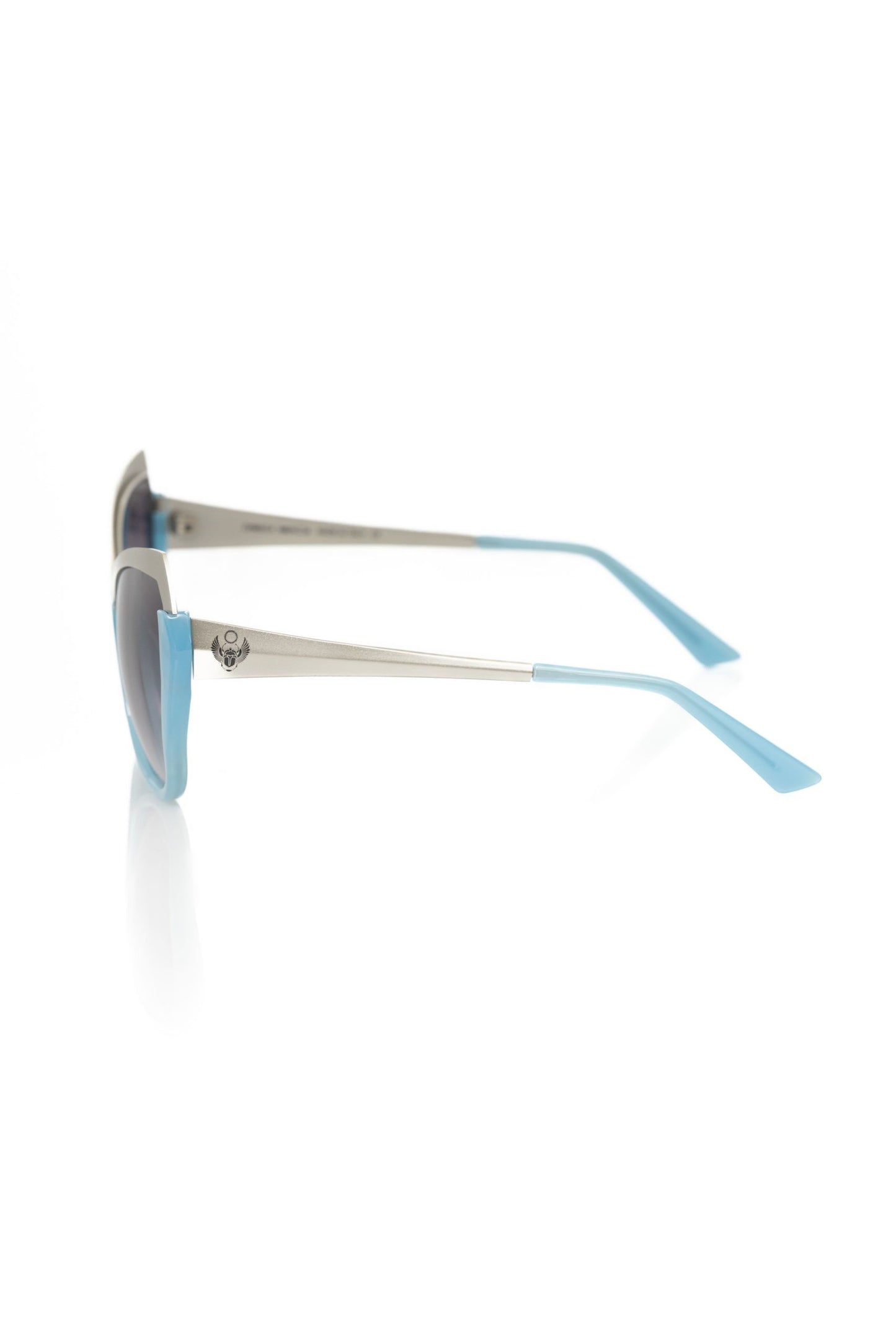 Frankie Morello Light Blue Acetate Sunglasses