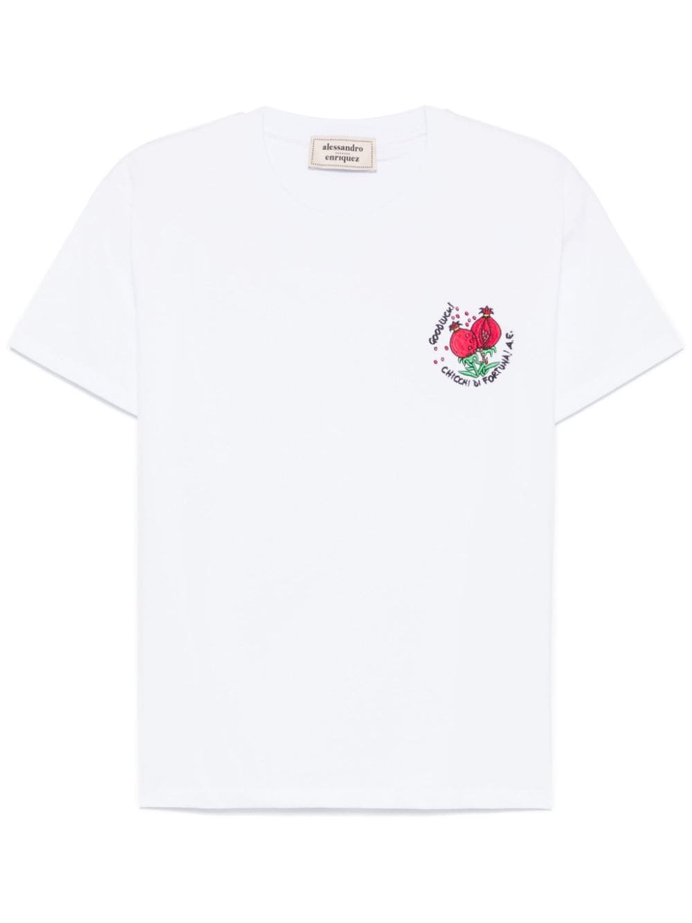 ALESSANDRO ENRIQUEZ White Short Sleeve Shirt