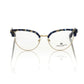 Frankie Morello Blue Metallic Fibre Frames