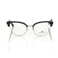 Frankie Morello Burgundy Metallic Fibre Frames