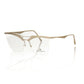 Frankie Morello Brown Metallic Fibre Frames