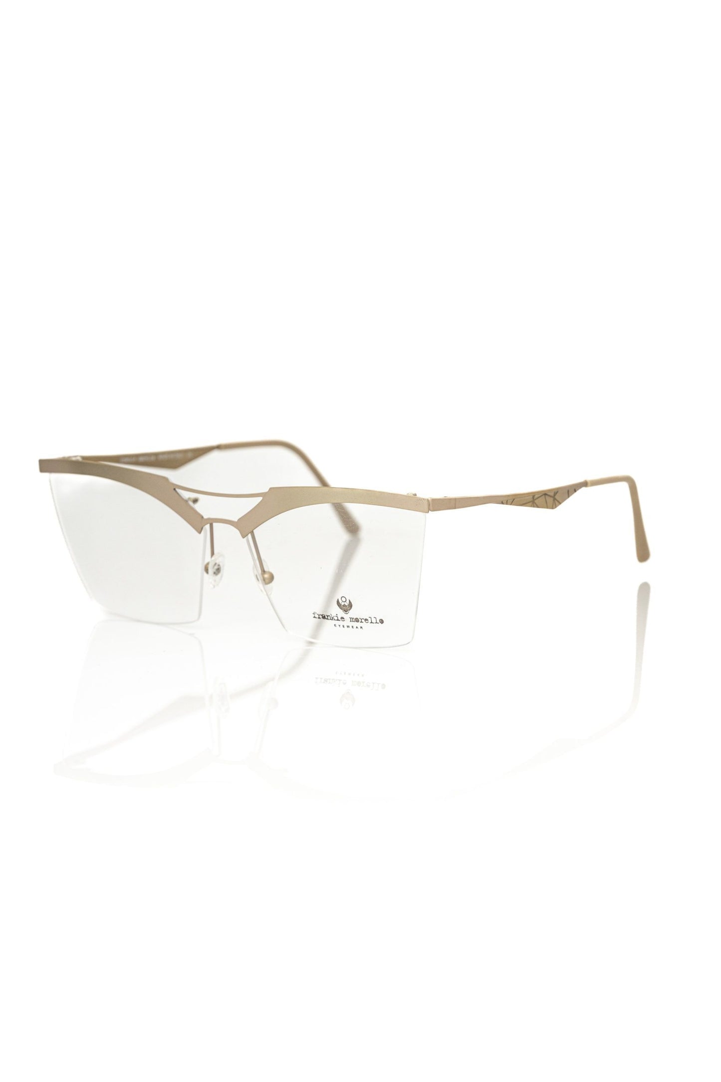 Frankie Morello Brown Metallic Fibre Frames