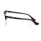 Frankie Morello Burgundy Metallic Fibre Frames