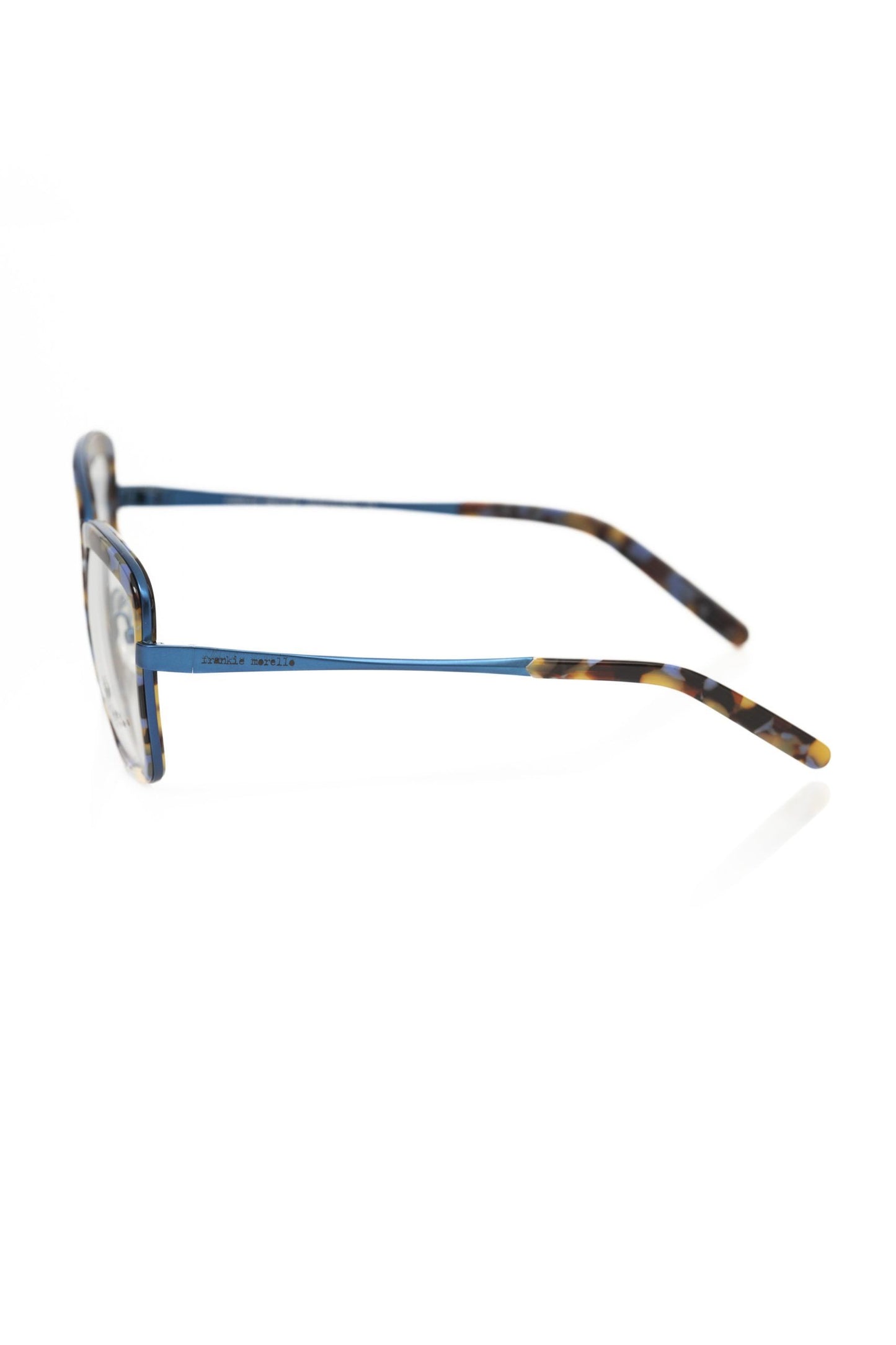 Frankie Morello Blue Metallic Fibre Frames