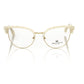 Frankie Morello White Metallic Fibre Frames