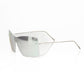 Frankie Morello Silver Metallic Fibre Sunglasses