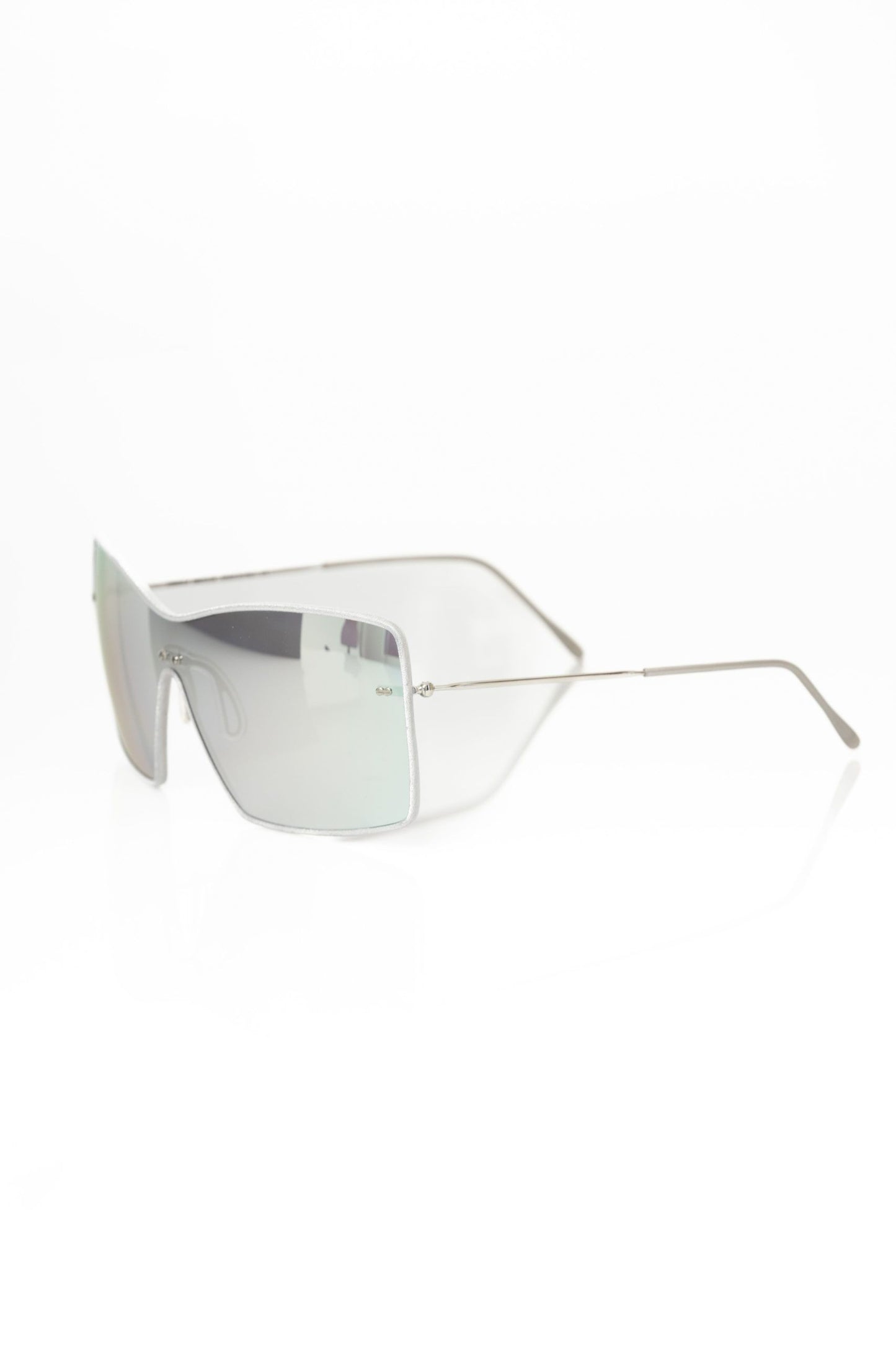 Frankie Morello Silver Metallic Fibre Sunglasses