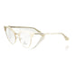 Frankie Morello White Metallic Fibre Frames