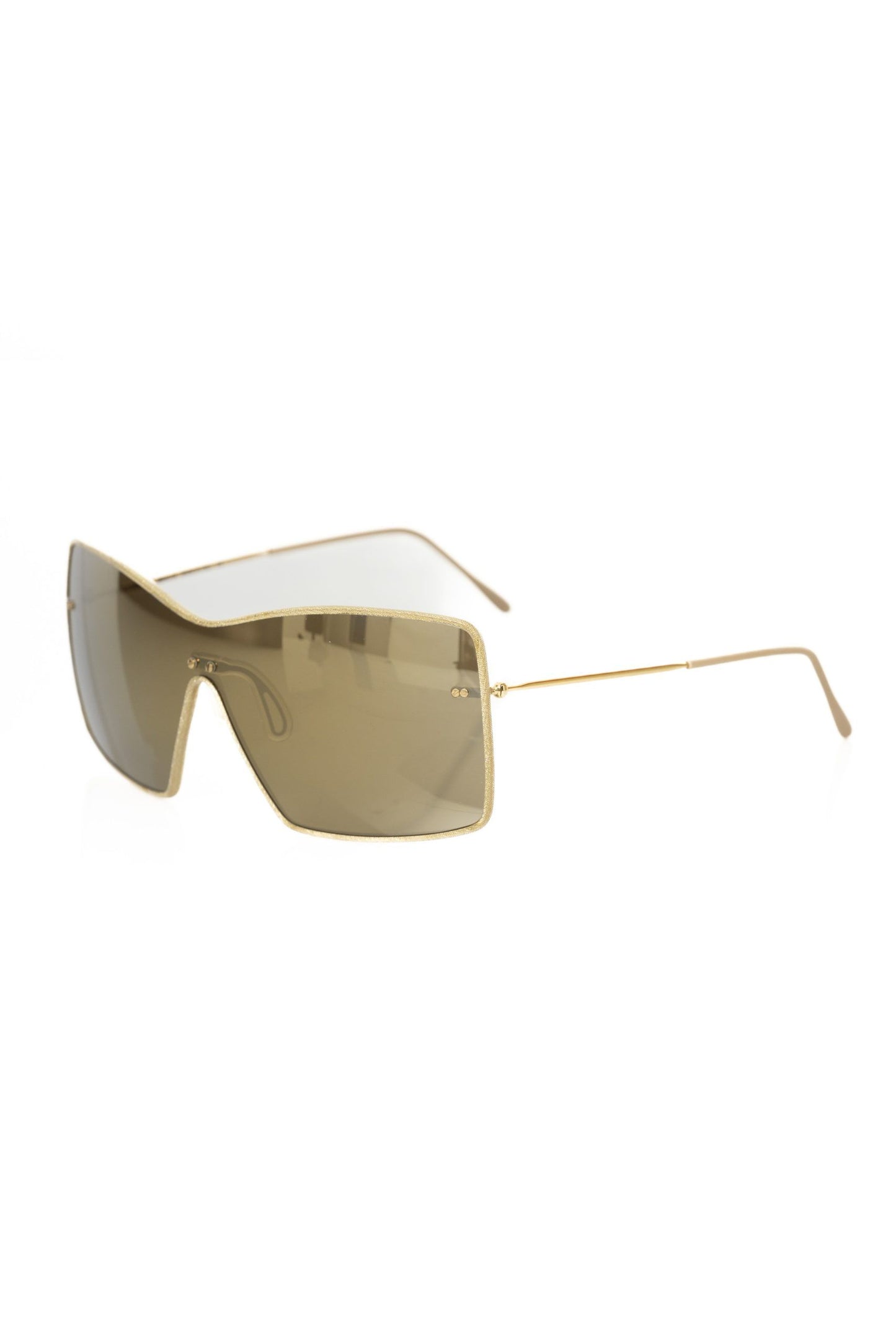 Frankie Morello Gold Metallic Fibre Sunglasses