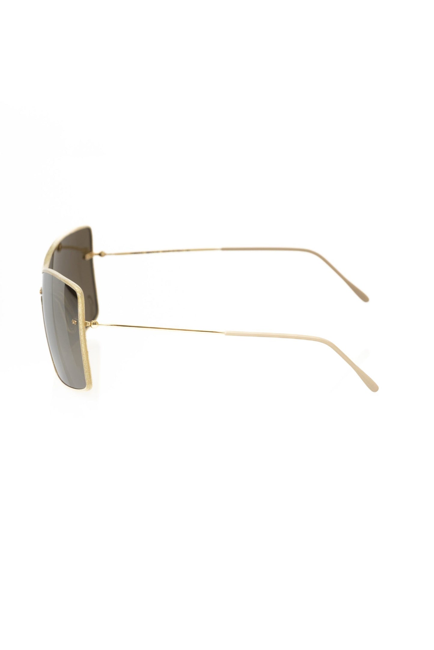 Frankie Morello Gold Metallic Fibre Sunglasses