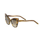 Frankie Morello Brown Acetate Sunglasses