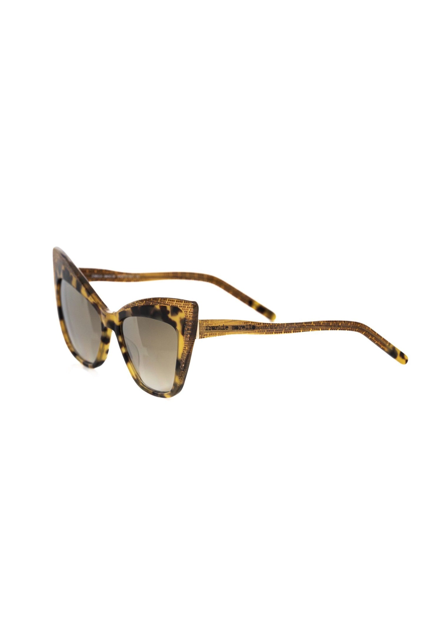 Frankie Morello Brown Acetate Sunglasses