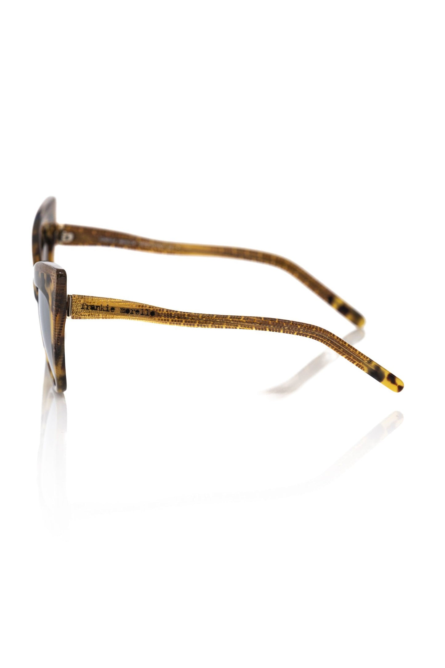 Frankie Morello Brown Acetate Sunglasses