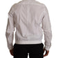 Dolce & Gabbana White Cotton Button Down Men Collared Shirt