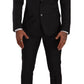 Dolce & Gabbana Black MARTINI Single Breasted 2 Piece Suit